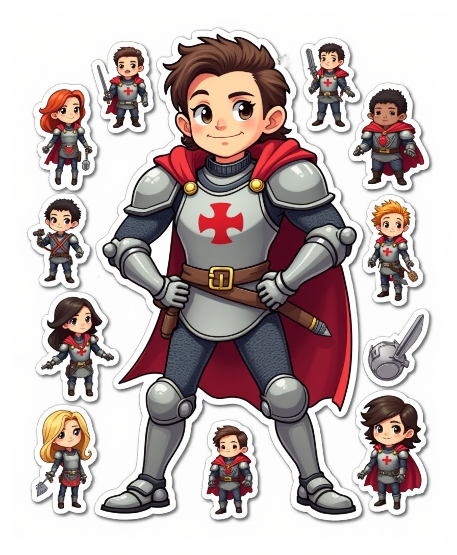 Pop Culture Parodies - Sticker Sheet v13